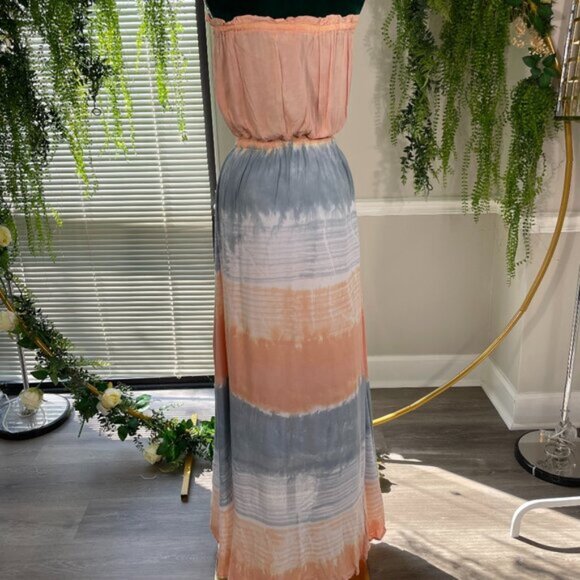 Tiare Hawaii Nata Mauve & Grey Ryden Maxi Dress - Picture 2 of 5